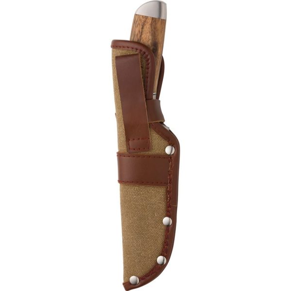 Browning Sage Creek Fixed Blade Knife - Zebra Wood 4.5in