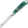 Browning Trapper Green Jigged Bone Multi-Blade Knife