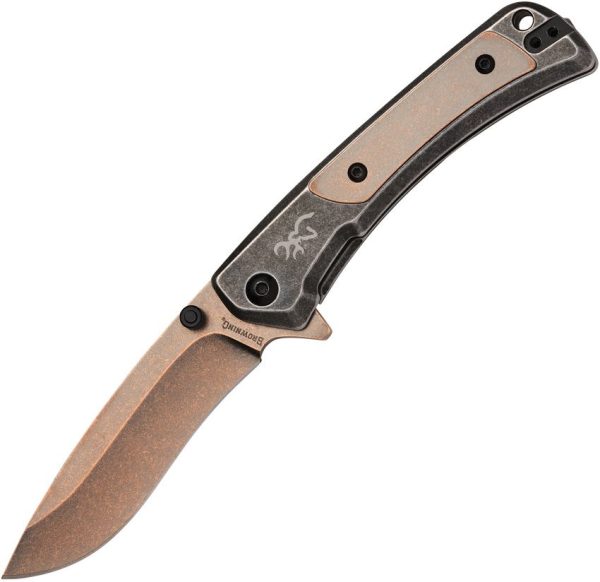 Browning Jericho Framelock D2 Steel Drop Point Folding Knife