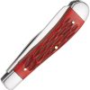 Browning Trapper Red Jigged Bone Folding Knife