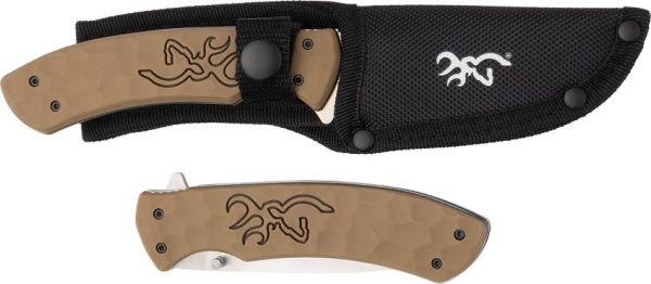 BR0549B_add_01.jpg Browning Hunting Knife Set Fixed Blade Linerlock Combo Brown