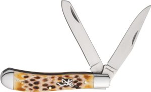BR0551B.jpg Browning Trapper Natural Jigged Bone Folding Knife