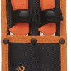 Browning Sharp Ridge Combo Orange 3-Piece Knife Set Fixed Blade