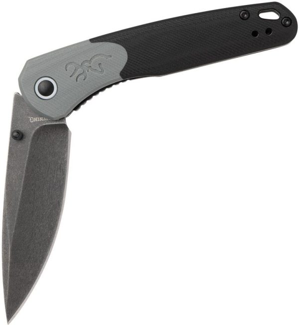 Browning Cedar Linerlock Folding Knife D2 Black G10 EDC