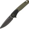 BR0556B.jpg Browning Cedar Linerlock Black Green D2 Folding Knife