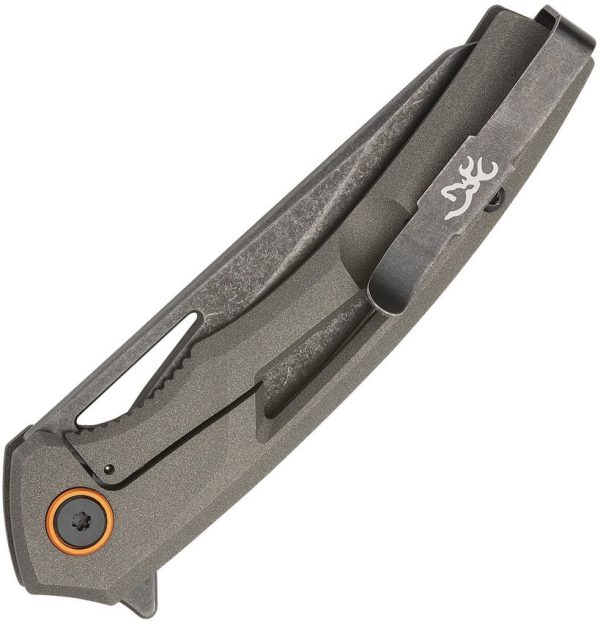 Browning South Slope Linerlock D2 Steel Folding Knife Bronze