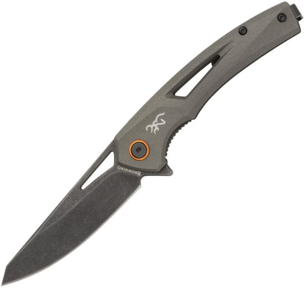 BR0558B.jpg Browning South Slope Linerlock Gray D2 Folding Knife