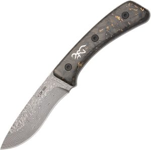 Browning Medallion Fixed Blade Damascus Drop Point 3.5in