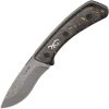 Browning Medallion Fixed Blade Damascus Drop Point 3.5in