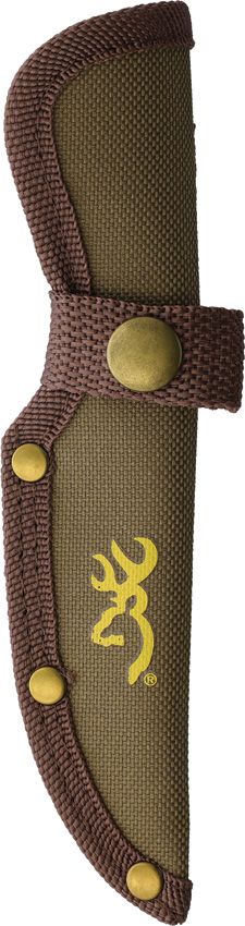 Browning Fixed Blade Brown Wood - Stainless Guard