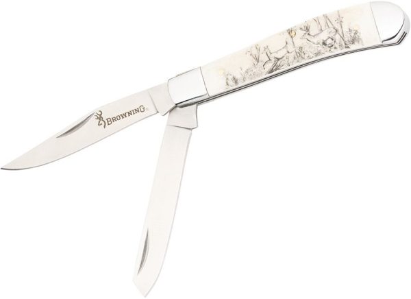 Browning Whitetail Trapper Natural Bone Folder