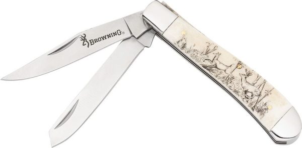 Browning Whitetail Trapper Natural Bone Folder