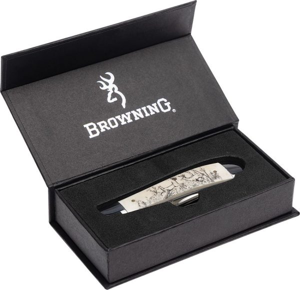 Browning Whitetail Trapper Natural Bone Folder