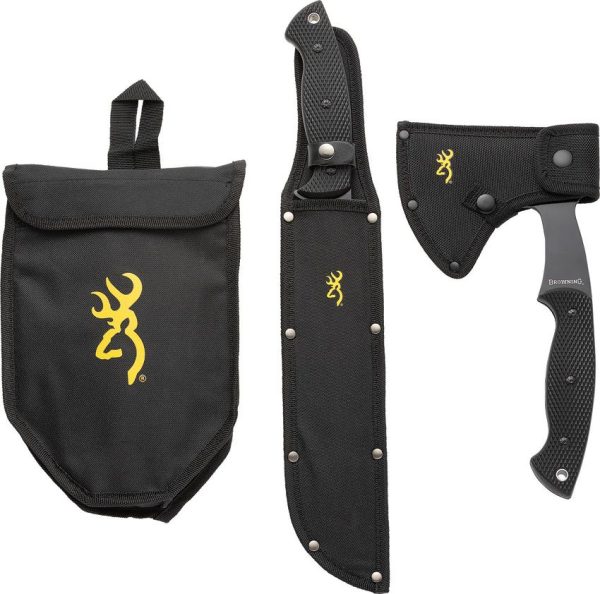 Browning Camp Combo 3-Piece Multi Tool Set Black Stainless Steel