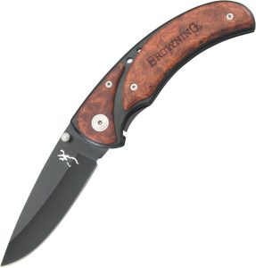 BR068.jpg Browning Framelock Black Cocobolo Wood Folder