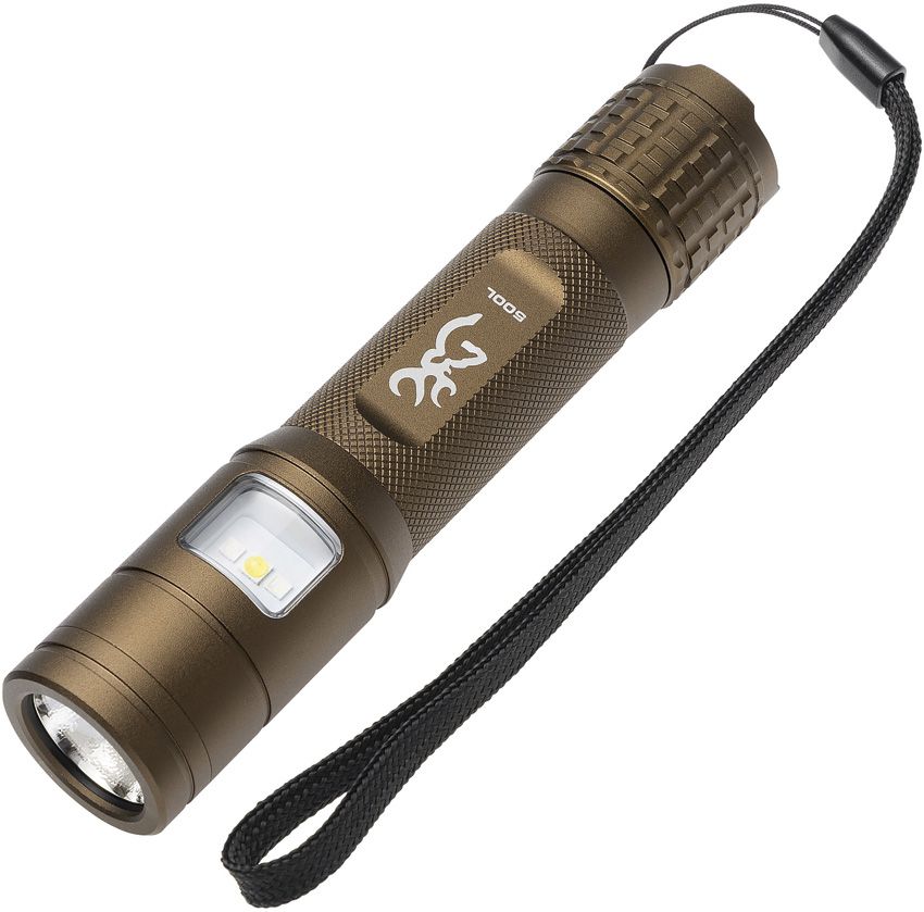 Browning Ridgeline Flashlight AAA 500 Lumens Tan