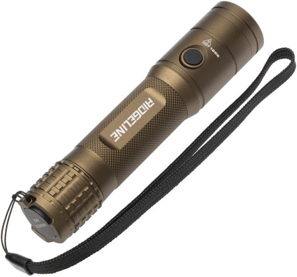 BR1266_add_01.jpg Browning Ridgeline Flashlight AAA Tactical Tan Water Resistant