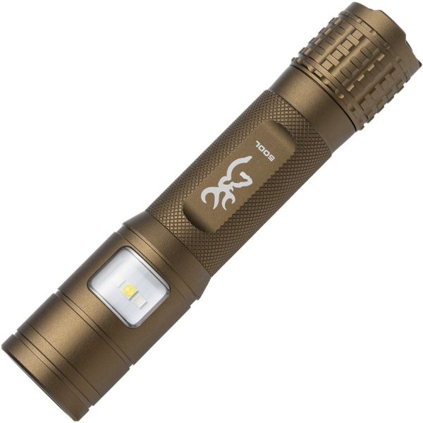 BR1266_add_02.jpg Browning Ridgeline Flashlight AAA Tactical Tan Water Resistant