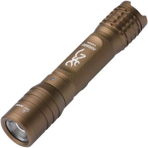 Browning Kirabo Rechargeable Flashlight 1450 Lumens Tactical EDC