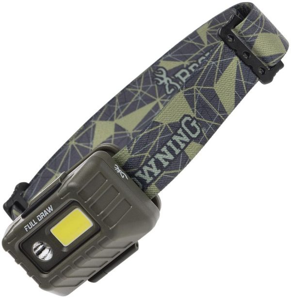 Browning Full Draw Headlamp - 500 Lumens Green Camo