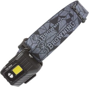Browning Full Draw Rechargeable Headlamp 500 Lumen Gray