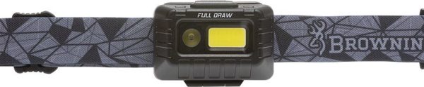 Browning Full Draw Rechargeable Headlamp 500 Lumen Gray