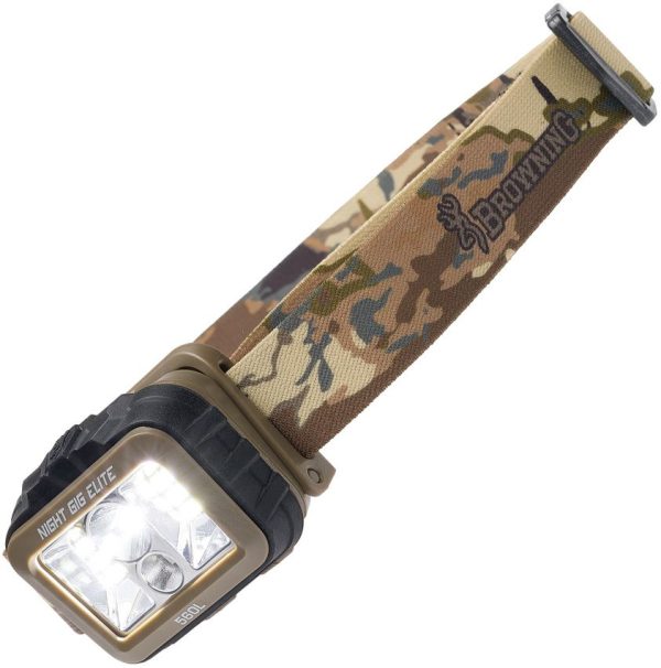 Browning Night Gig Elite Rechargeable Headlamp 460 Lumens