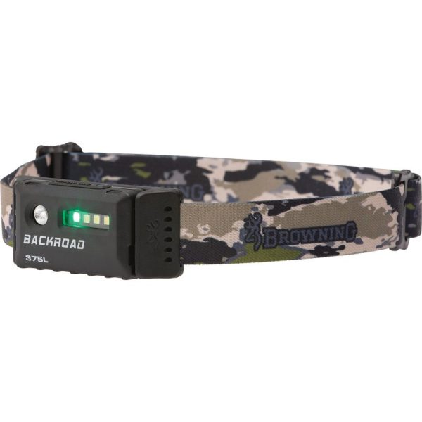 Browning Backroad Rechargeable Headlamp 375 Lumens USB-C