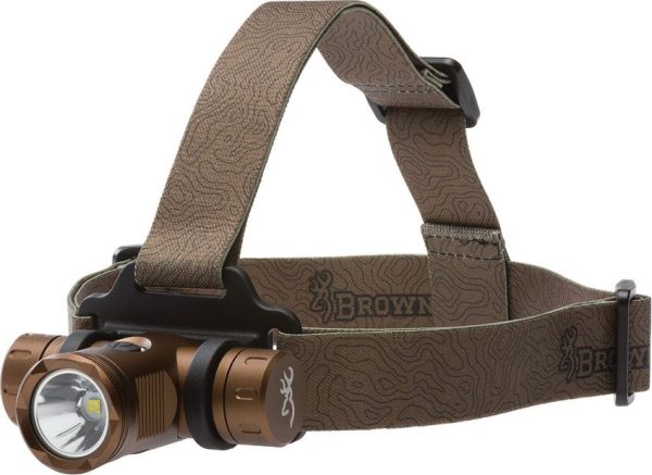 Browning Black Out Elite Headlamp Tan Rechargeable 860 Lumens