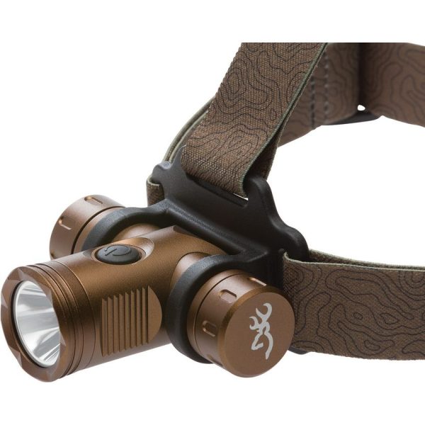 Browning Black Out Elite Headlamp Tan Rechargeable 860 Lumens