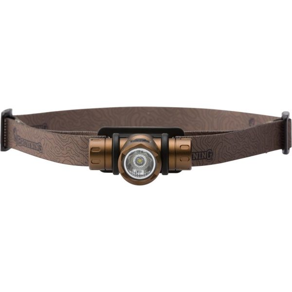 Browning Blackout Micro Headlamp 500 Lumens Rechargeable Bronze