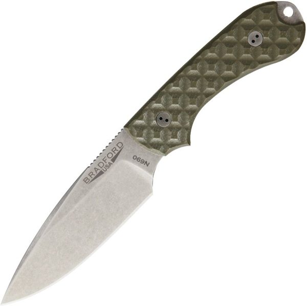 Bradford Guardian 3 EDC Fixed Blade N690 OD Green