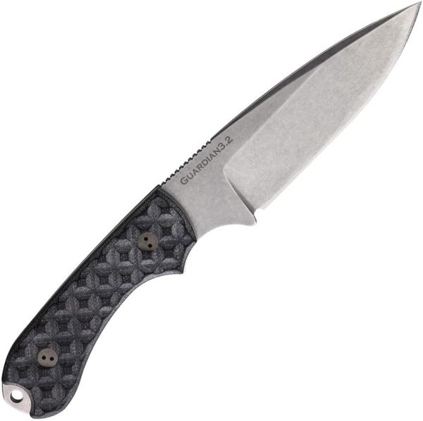 Bradford Guardian 3.2 Fixed Blade Knife AEB-L Black G10