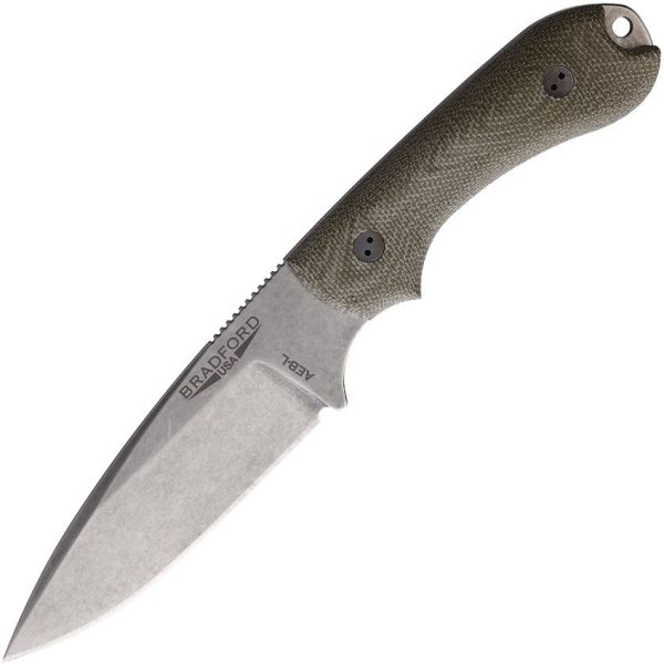Bradford Guardian 3.2 Fixed Blade OD Green Micarta AEB-L