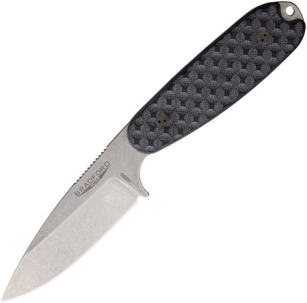 Bradford Guardian 3.5 Sabre Black N690 Fixed Blade Knife