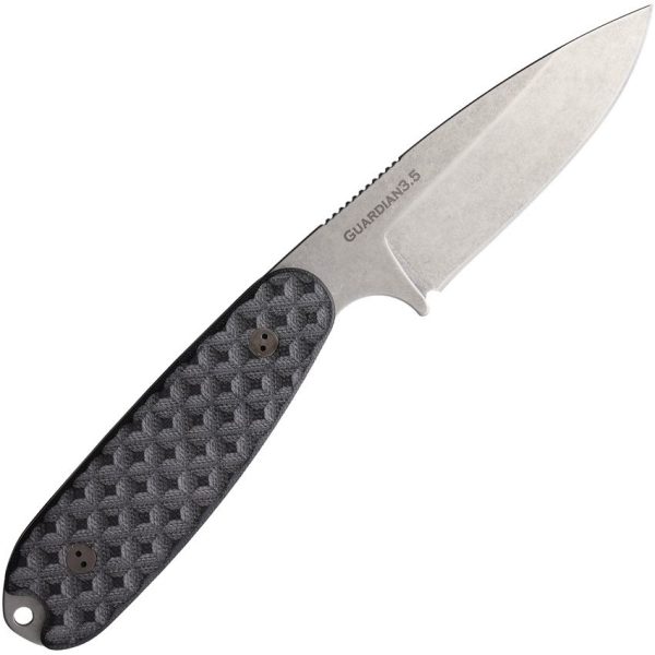 Bradford Guardian 3.5 Sabre Black N690 Fixed Blade Knife