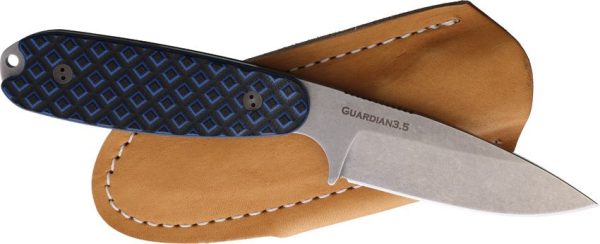Bradford Guardian 3.5 Fixed Blade Knife N690 Blue G10