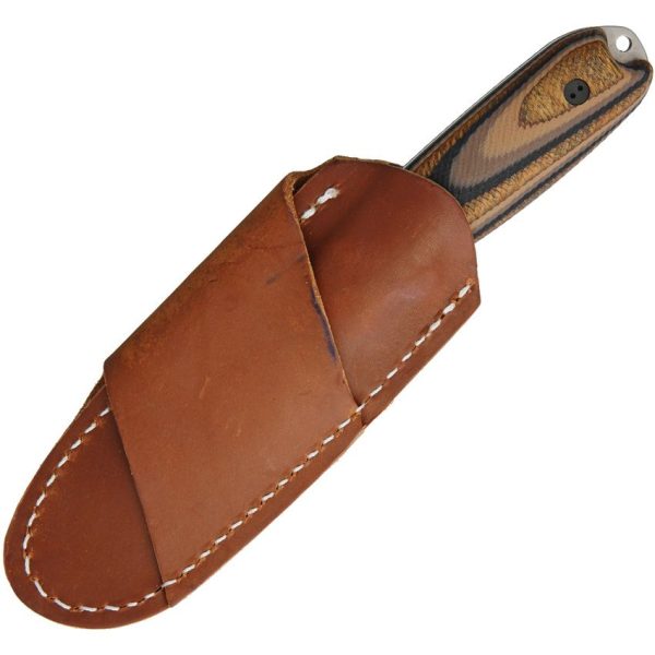 Bradford Guardian 3.5 Sabre Fixed Blade N690 G-Wood Brown
