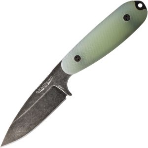 Bradford Guardian 3.5 Fixed Blade N690 Sabre Knife Jade G10