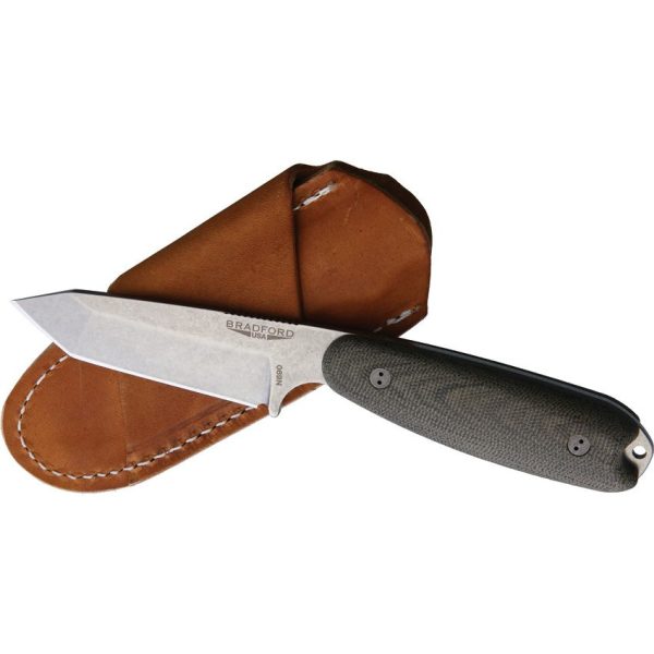 BRAD35T102_add_01.jpg Bradford Guardian 3.5 Tanto Fixed Blade N690 Green Micarta