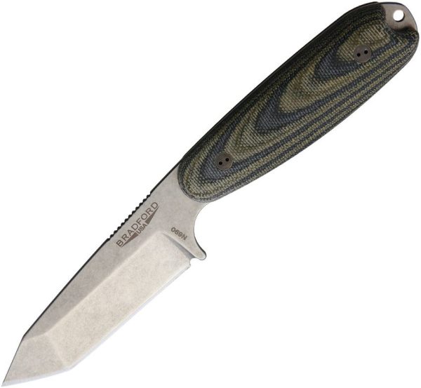 BRAD35T109.jpg Bradford Guardian 3.5 Fixed Blade N690 Camo Canvas Knife