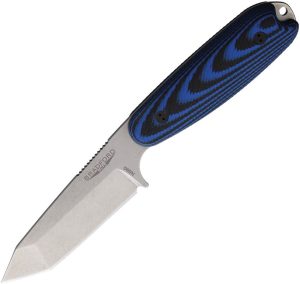 BRAD35T113.jpg Bradford Guardian 3.5 Tanto Fixed Blade N690 Black Blue