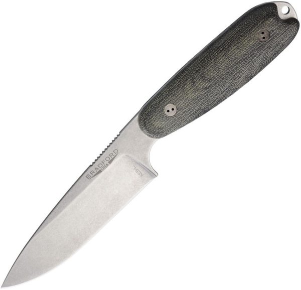 Bradford Guardian 3.5XL Fixed Blade AEB-L Stainless Black Micarta