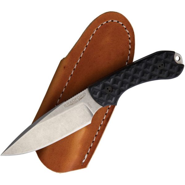 Bradford Guardian 3 Black Fixed Blade Knife AEB-L Steel