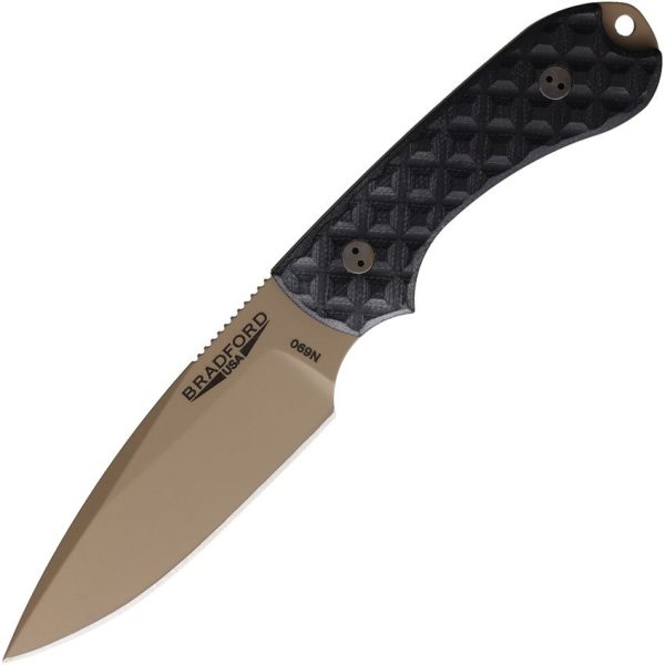 Bradford Guardian 3 Coyote Cerakote Fixed Blade