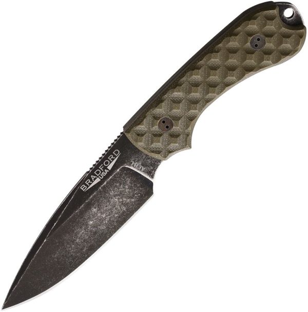 Bradford Guardian 3 Fixed Blade Knife OD Green G10 AEB-L