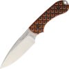 Bradford Guardian 3 Fixed Blade Knife N690 Stainless Black Orange