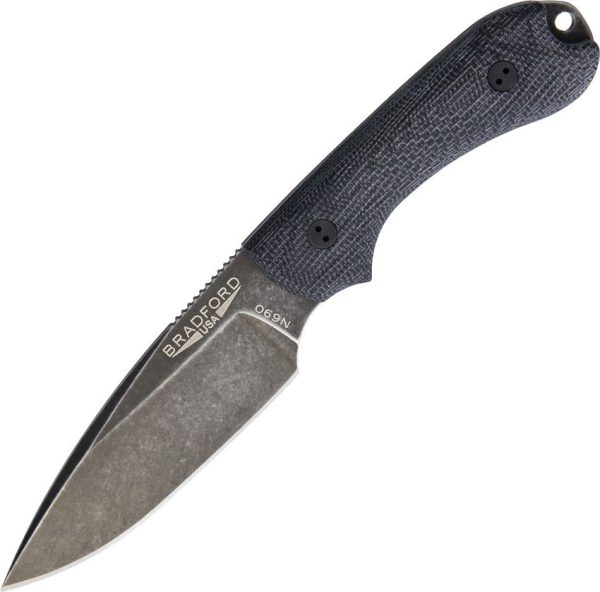 Bradford Guardian 3 Nimbus Fixed Blade N690 Black Micarta