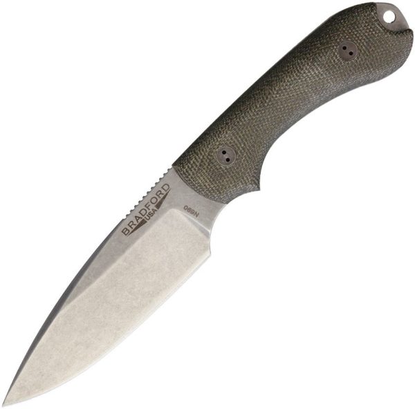 Bradford Guardian 3 3D Fixed Blade OD Green N690 Knife
