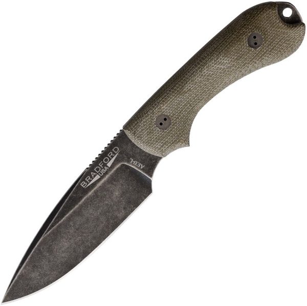 BRAD3FE102NA.jpg Bradford Guardian 3 Nimbus 3D Fixed Blade OD Green AEB-L